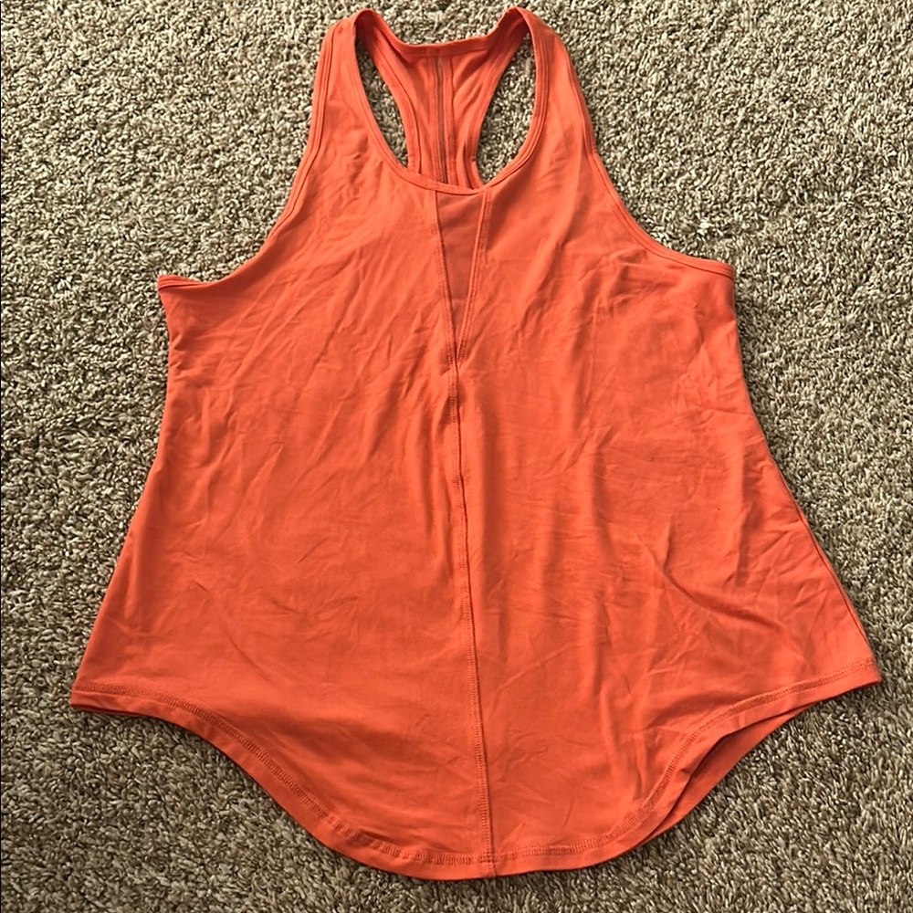 Zyia Orange Racerback Tank